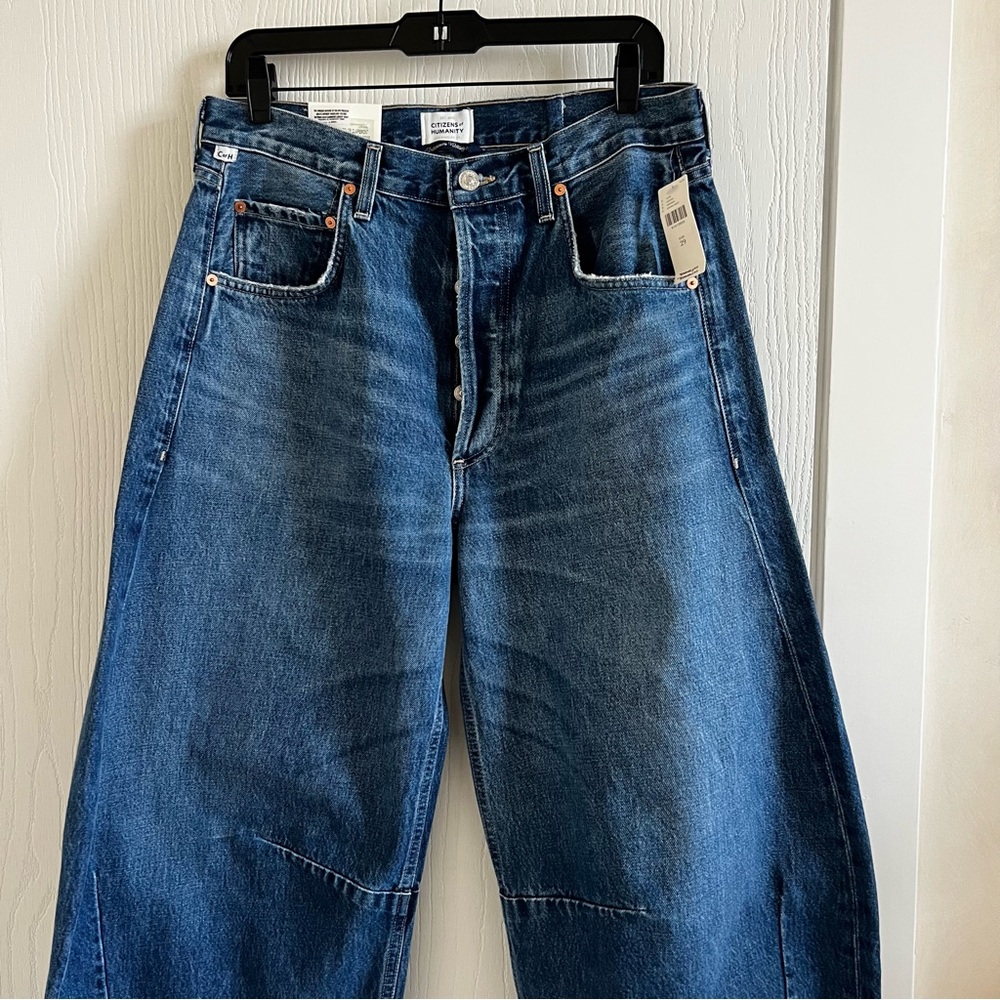 Citizens Of Humanity Blue Wide-Leg Jeans - Picture 5 of 8